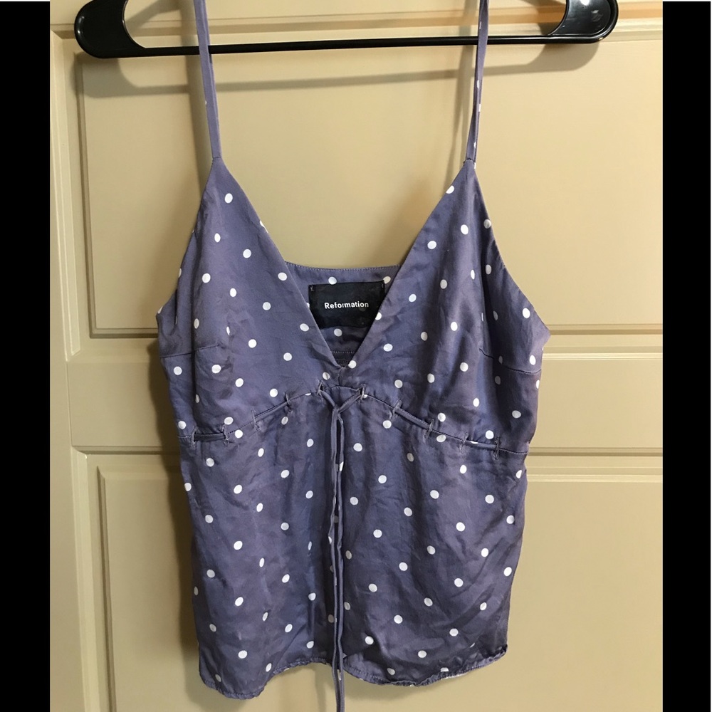 Reformation Silk Tank